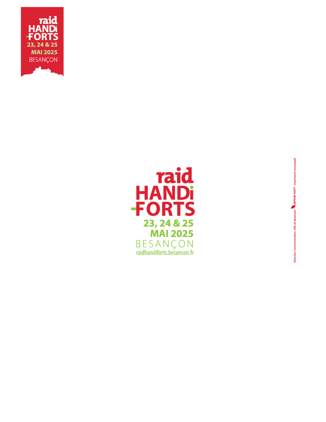 RAID HANDIFORTS BESANCON, les 23, 24 et 25 MAI 2025