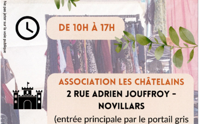 La friperie au Foyer de Vie le Château à Novillars
