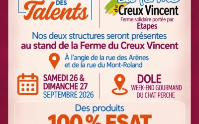 week-end gourmand DU CHAT PERCHE à DOLE : Un stand de notre boutique LE COIN DES TALENTS