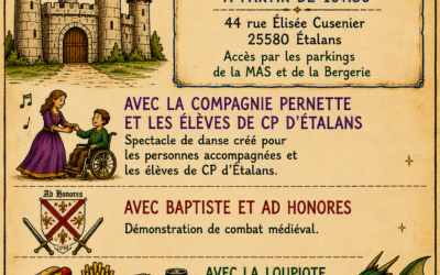 Vendredi 02 OCTOBRE : FANTAISIE Journée médiévale à Etalans